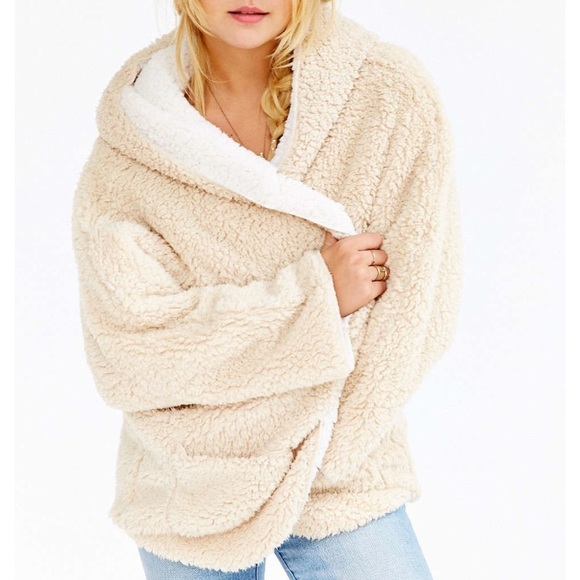 Urban Outfitters Jackets & Blazers - UO Reversible Fuzzy Jacket